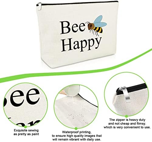 דבורה מתנות מעוררות השראה תיק איפור דבורים אוהבי מתנות לנשים מתנות דבורת דבש לגנן דבורה גנן