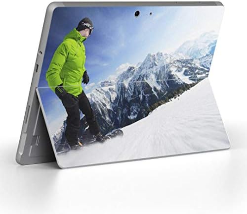 כיסוי מדבקות Igsticker עבור Microsoft Surface Go/Go 2 אולטרה דק מגן מדבקת גוף עורות 000089 סצנת שלג סנובורד