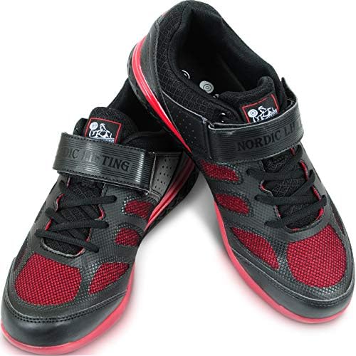 שרוולי מרפק הרמה נורדית צרור בינוני עם נעליים גודל וונג'ה 11 - אדום שחור